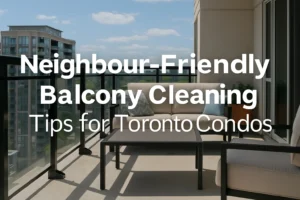 Neighbor Friendly Balcony Cleaning Tips for Toronto Condos