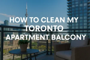 How to Clean My Toronto Apartment Balcony