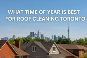 What Time of Year Is Best for Roof Cleaning in Toronto?