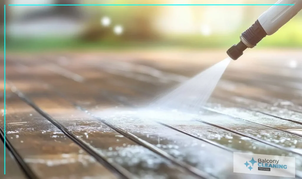 How to Remove Mold and Mildew from a Wood Deck in toronto