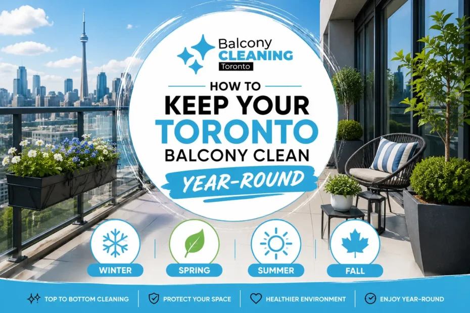 How to Keep Your Toronto Balcony Clean Year-Round