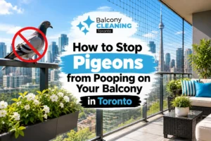 How to Stop Pigeons from Pooping on Your Balcony in Toronto
